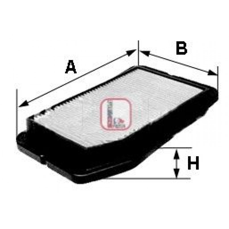 S 3255 A SOFIMA Фільтр повітря